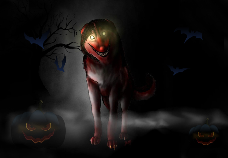  Spooky Tale of a Halloween Dog Encountering a Mysterious Creature