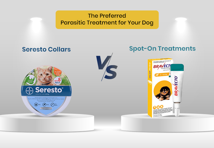 Seresto Collars vs. Spot-On Treatments – The Preferred Parasitic Treatment for Your Dog