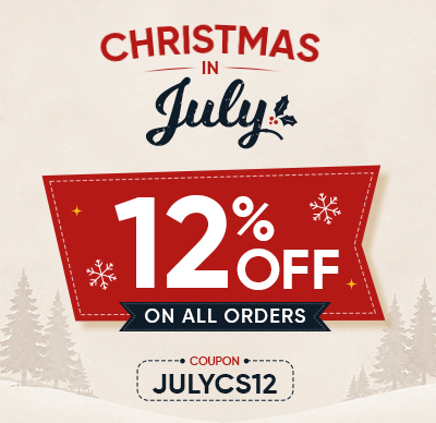 Christmas in July Sale!