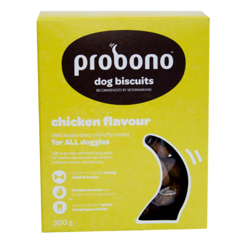 Buy Probono Chicken Flavoured Biscuits for Dog 300 GRAMS Online