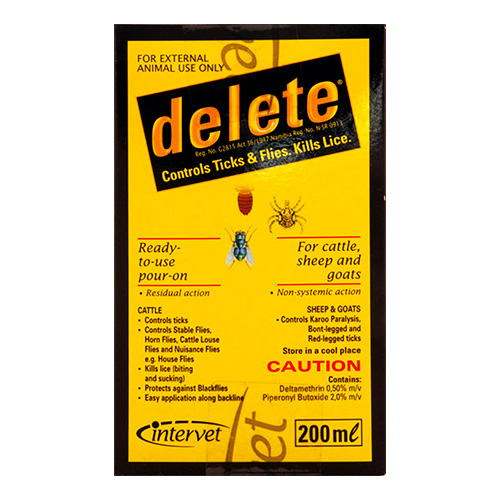 Delete Dip & Spray for Cattles - 200ml