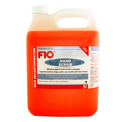 F10 Hand Scrub For Dogs - 5LT