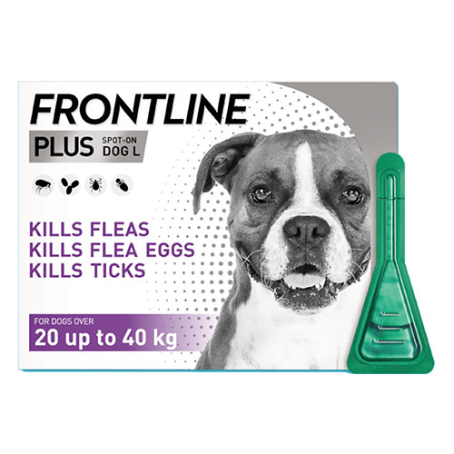 Frontline Plus For Large Dogs 20-40KG (Purple)