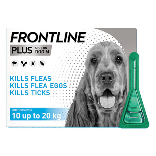 Frontline Plus For Medium Dogs 10-20KG (Blue)