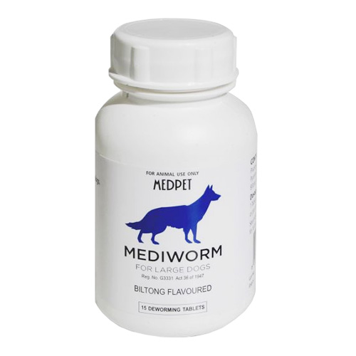 Mediworm Tablets for Large Dogs
